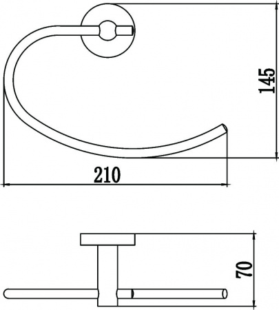 Полотенцедержатель Savol 87 S-008760 фото