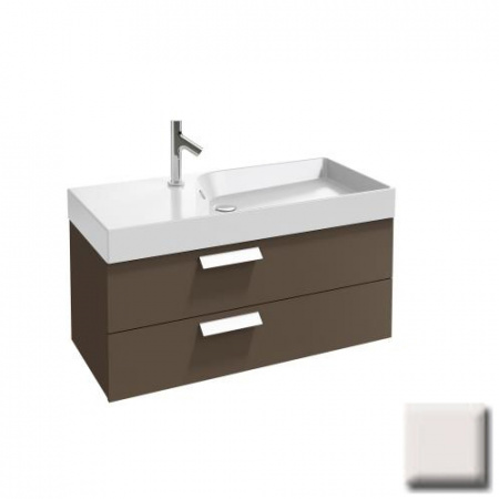 Тумба с раковиной Jacob Delafon Rythmik EB1304-G1C 100 см белая фото