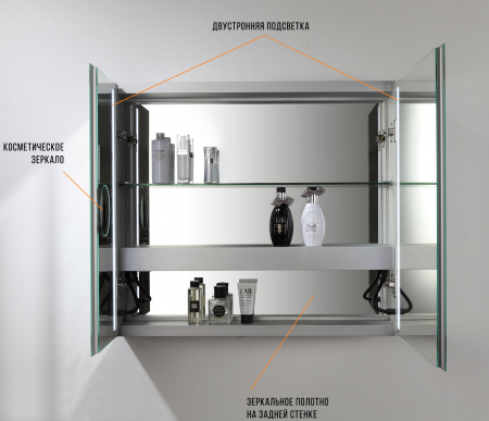 Зеркало-шкаф Esbano ESMS2408 фото