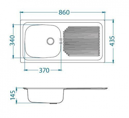 Мойка для кухни Alveus Basic 60 (Satin) фото
