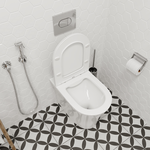 Унитаз приставной Cerutti SPA Adige F CT8907 с сиденьем фото