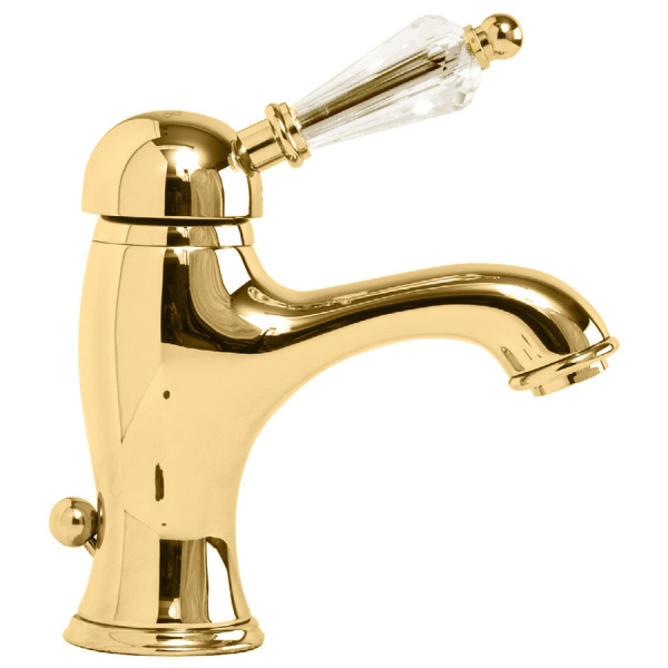Смеситель для раковины Cezares Vintage VINTAGE-LSM1-03-Sw золото/swarovski фото