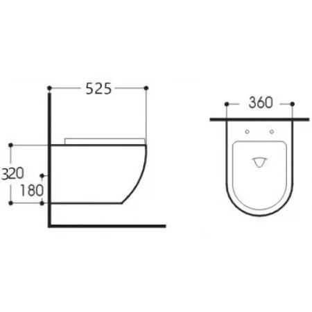 Унитаз подвесной Aquatek Европа AQ1901-MB с сиденьем фото