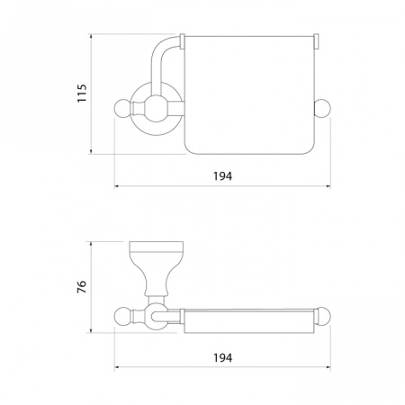 Держатель для туалетной бумаги Iddis Retro RETSSC0i43 фото