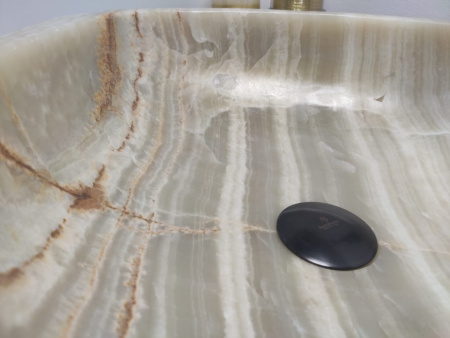 Накладная раковина из оникса Indo Erozy Green EO-00232 фото