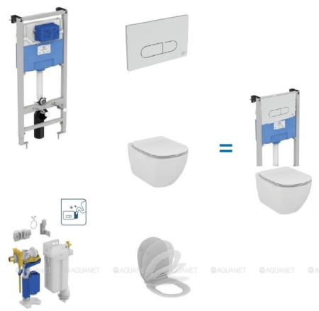 Унитаз с инсталляцией Ideal Standard Prosys Tesi R029901 фото