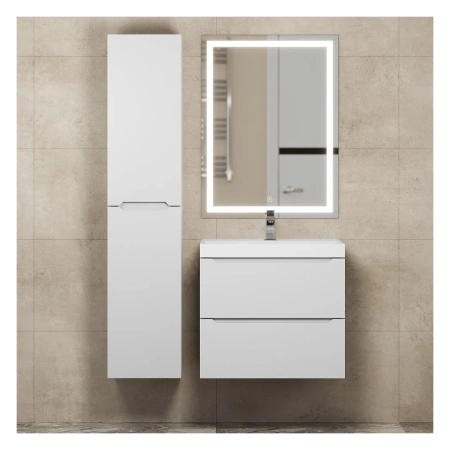 Шкаф-пенал Uperwood Tanos 29102021491 белый матовый фото