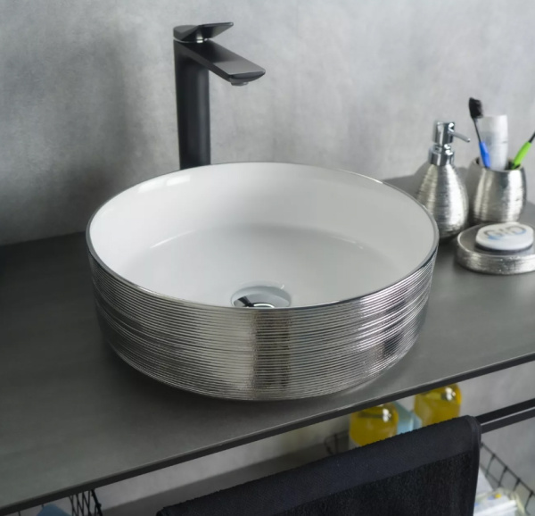Накладная раковина GID Luxe Line D1357h131 36х36 фото