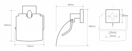 Держатель для туалетной бумаги Bemeta Beta 132112012 фото
