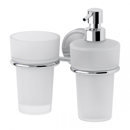 Держатель стакана и емкости для жидкого мыла FBS Luxia LUX 008 фото