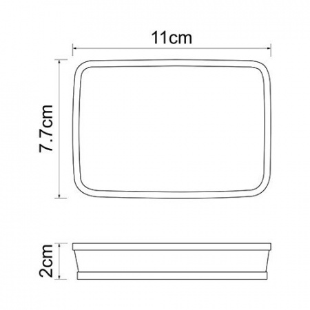 Мыльница настольная WasserKRAFT Rossel K-5729 фото