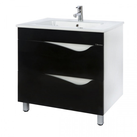 Тумба под раковину Bellezza Эйфория 100 черная фото