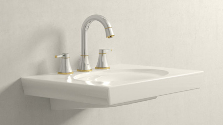 Смеситель для раковины двухвентильный Grohe Grandera 20389IG0 фото
