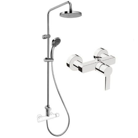 Душевая система Vitra System Rain A49234EXP Хром фото