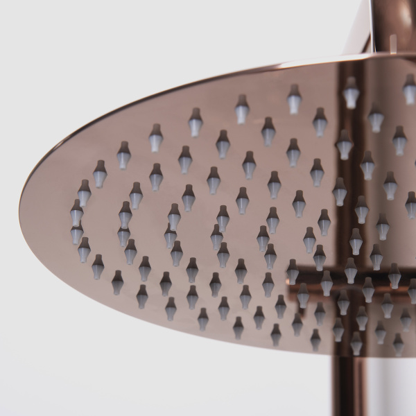 Душевая система с термостатическим смесителем WasserKRAFT Thermo A18301 розовое золото фото