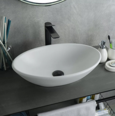 Накладная раковина GID Wm9021 42x32 белая матовая фото