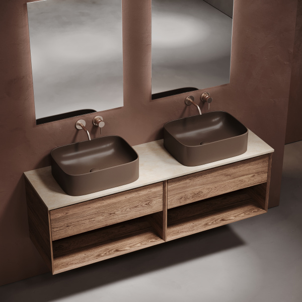 Столешница без отверстия под смеситель Sancos TT160A2 160 см, Kreman фото