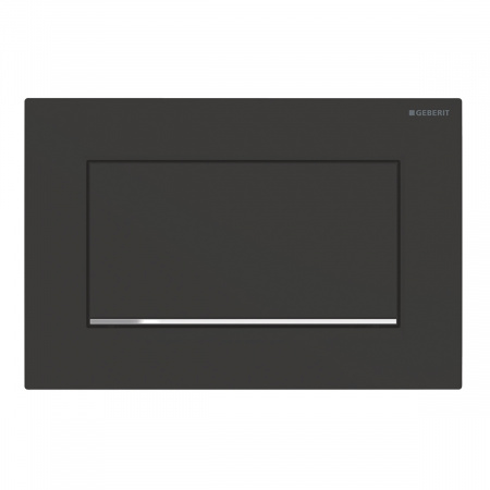 Смывная клавиша Geberit Sigma 30 115.893.14.1 черная/хром фото