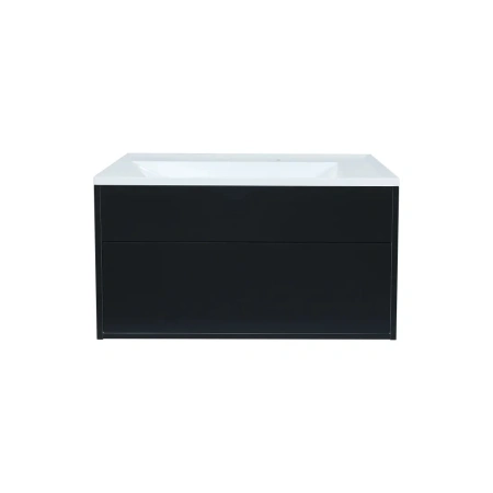 Тумба под раковину Uperwood Lotus 80 39340205461 черная фото