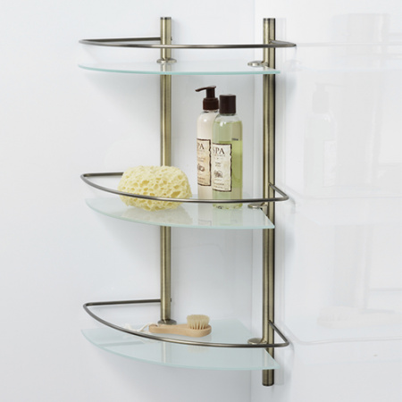 Тройная стеклянная полка WasserKRAFT K-3533 фото