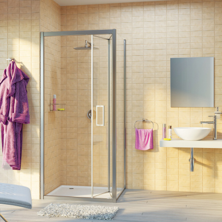 Душевой уголок WasserKRAFT Weser 78F18 90x100 фото