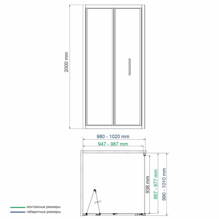 Душевой уголок WasserKRAFT Weser 78F19 100x100 фото