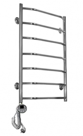 Полотенцесушитель электрический Domoterm Лаура П7 (500х700) (хром) левый фото