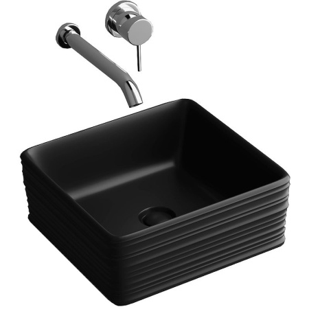 Раковина-чаша Grossman 40 GR-3026BM черная матовая фото