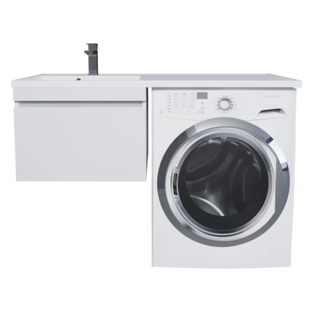 Тумба под стиральную машину Uperwood Magenta 5930205162 белая фото