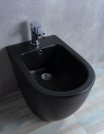 Биде напольное Gid BDN-36BM черное матовое фото