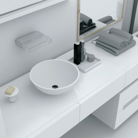 Накладная раковина Montebianco Migliore Nemi 11102 39,5х39,5 матовая фото