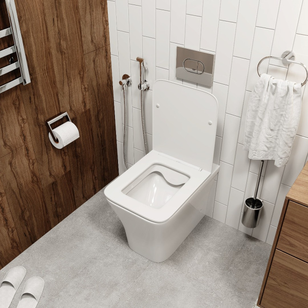 Унитаз приставной Cerutti SPA Marmolada F CT8906 с сиденьем фото