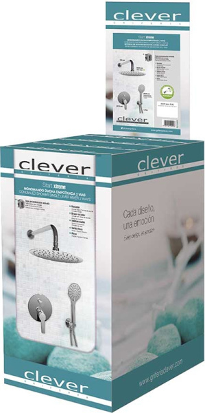 Душевая система Clever Start Xtreme 60694 Хром фото