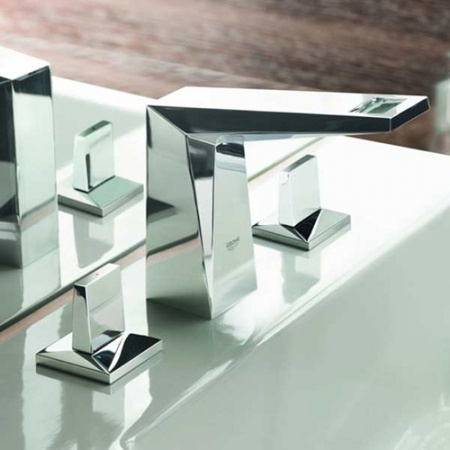 Смеситель для раковины двухвентильный Grohe Allure Brilliant 20342000 фото