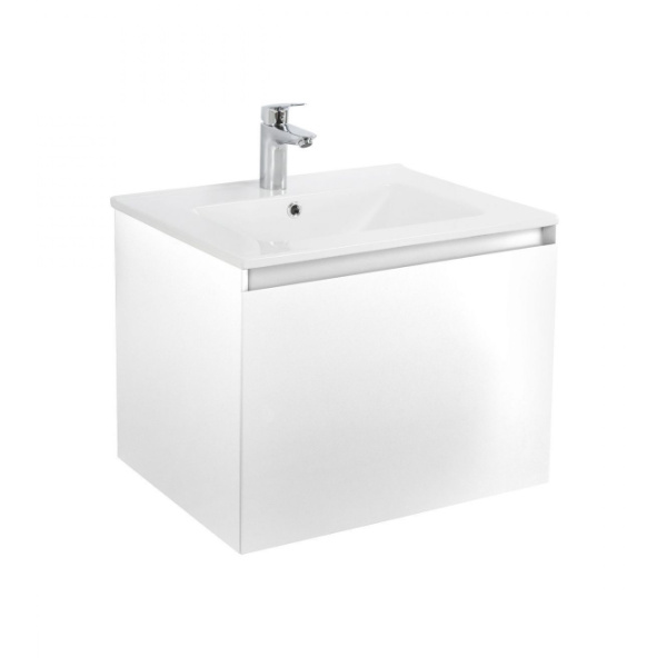 Тумба под раковину Art&Max Latina AM-Latina-600-1C-SO-BM 60 см, белая матовая фото