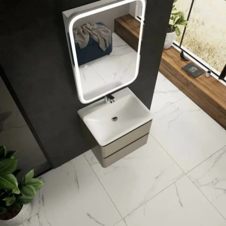 Тумба под раковину Aquame S4 AQM900460BG 60 см, бежевая фото