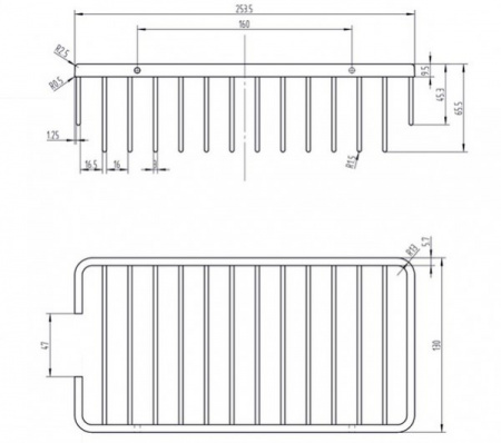 Полка Zorg Antic AZR U-1 BR фото