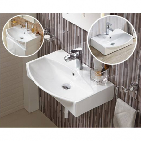 Подвесная раковина CeramaLux N 78014D 60х40 фото