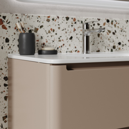 Тумба с раковиной Iddis Edifice EDI80C0i95K 80 см, капучино фото