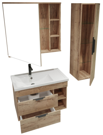 Тумба под раковину Grossman Форта 80 108004 дуб галифакс фото