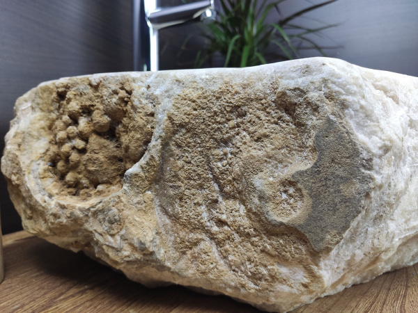 Накладная раковина из оникса Indo Erozy Бавиан EO-00050 фото