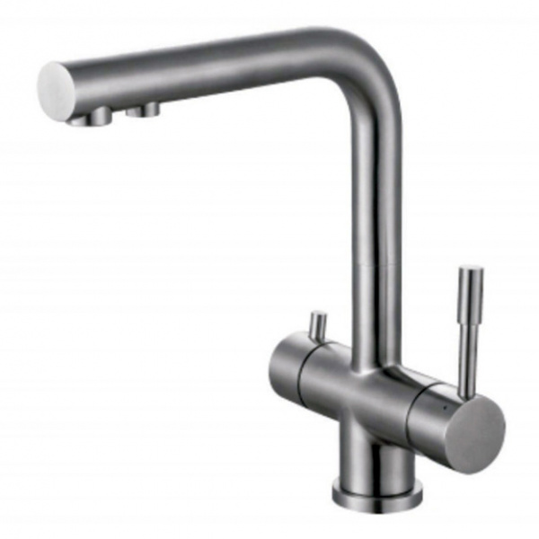 Смеситель для кухни кухни с фильтром для воды Zorg Inox SZR-1068 ILLISIO фото