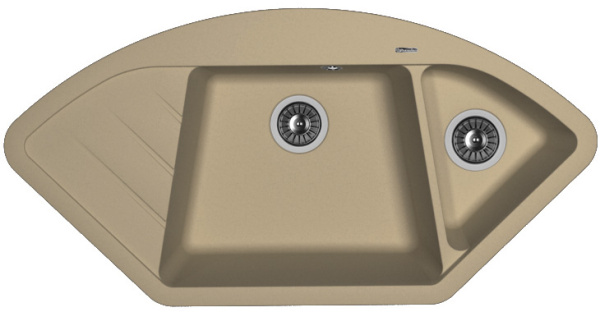 Кухонная мойка ВЕСТА Florentina 20.285.Е1005 капучино фото