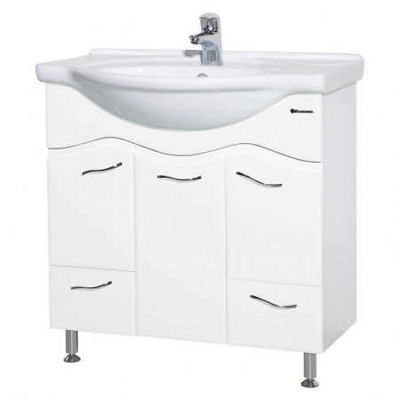 Тумба под раковину Bellezza Мари-85 белая фото