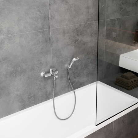 Смеситель для ванны с душем Hansgrohe Vernis Blend 71440000 хром фото