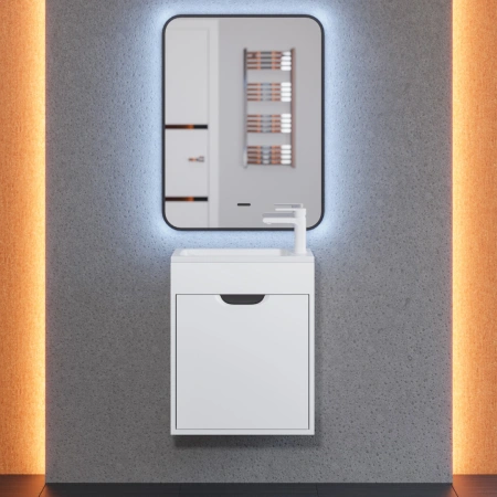 Тумба под раковину Uperwood Modul 50 2930205359 белая/черная фото