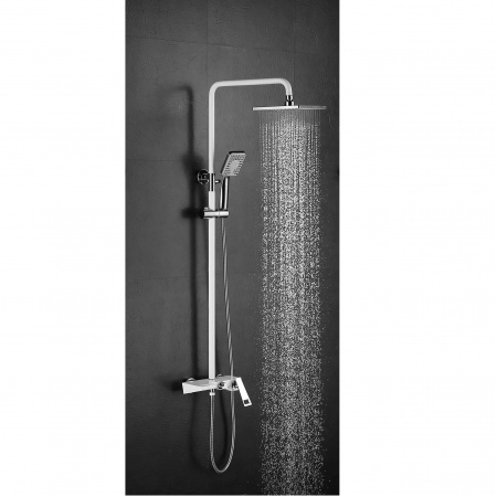 Душевая система (стойка) Artik Quadro LT919WС белый/хром фото