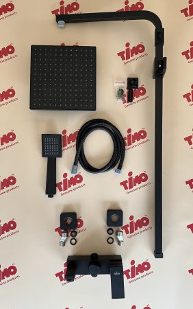 Душевая система (стойка) Timo Selene SX-1030/03 черная фото