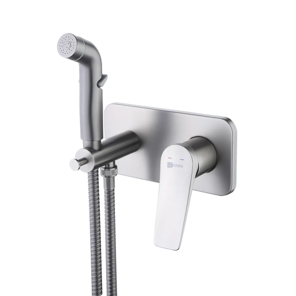 Гигиенический душ со смесителем Lemark Bronx LM3720GM фото