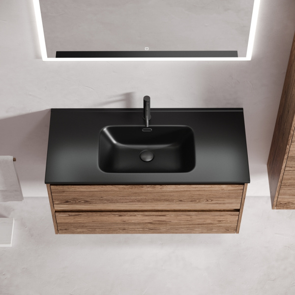 Тумба под раковину Sancos Libra LB100ECH дуб чарльстон фото